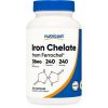 Nutricost Chelated Iron Supplement, As Ferrochel, 36mg, 240 Capsules