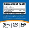 Nutricost Chelated Iron Supplement, As Ferrochel, 36mg, 240 Capsules