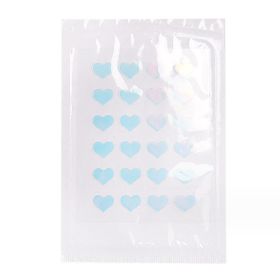 Colored Loving Heart Facial Hydrocolloid Acne Patch (Option: 24 Laser Heart)